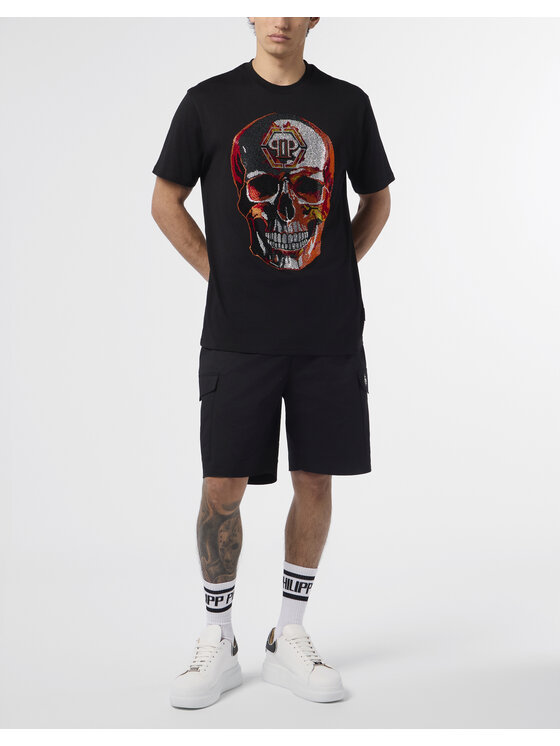 PHILIPP PLEIN PHILIPP PLEIN T-Shirt 29024 Czarny Regular Fit