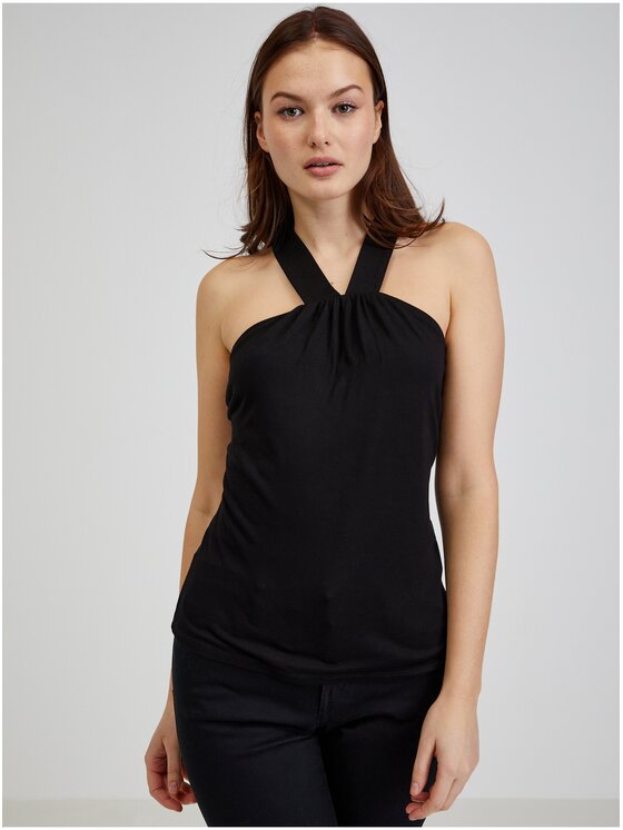 Orsay Orsay Top 103154-660000__M Czarny Regular Fit
