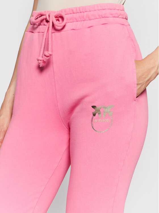 PINKO Pinko Donji dio trenerke Carico 1G17DC Y7Y5 Ružičasta Regular Fit