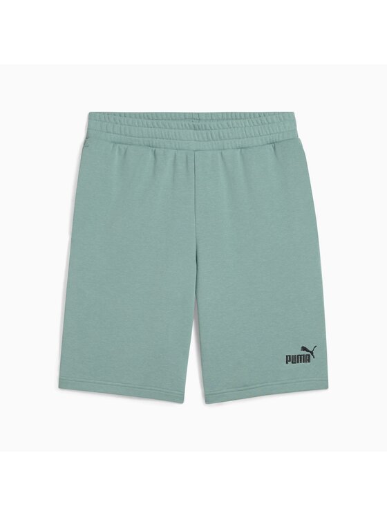 Puma Puma Szorty sportowe Ess No. 1 Logo 10'' 682595 Zielony Regular Fit