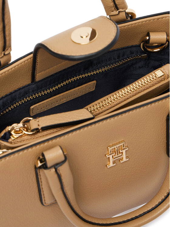 Tommy Hilfiger Tommy Hilfiger Käekott Th Daily Mini Tote AW0AW18379 Pruun