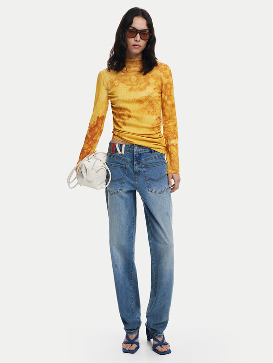 Desigual Desigual Ζιβάγκο Ottawa 25WWJF38 Κίτρινο Regular Fit