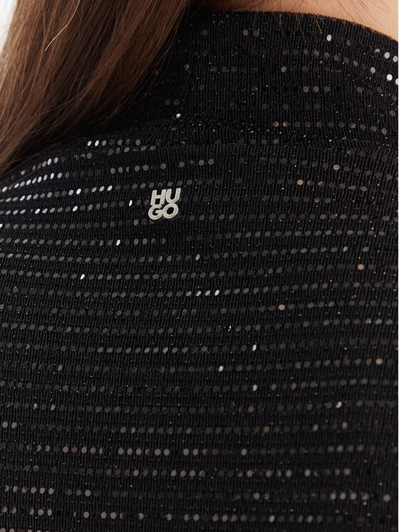HUGO HUGO Блузка Drisila 50547367 Чорний Regular Fit