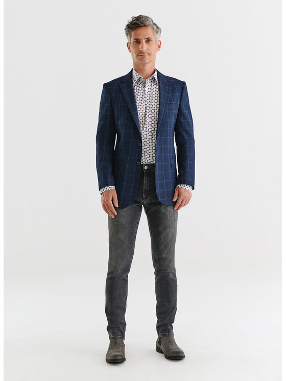 Pako Lorente Pako Lorente Marynarka P23WF-3G-002 Granatowy Slim Fit