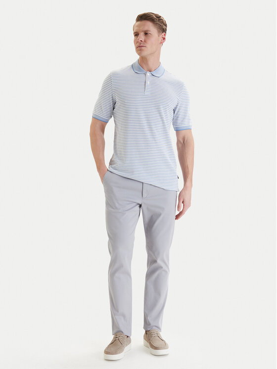 Bugatti Bugatti Polo majica 8150-75092C Bela Regular Fit