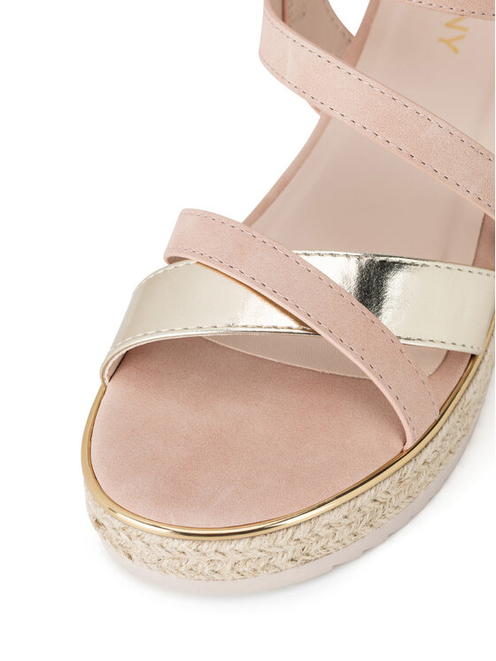 JENNY JENNY Espadryle LB-P1092-YLD Różowy