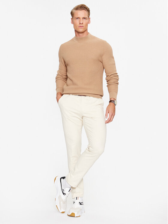 BOSS Boss Чіноси Kaito1 50499630 Écru Slim Fit