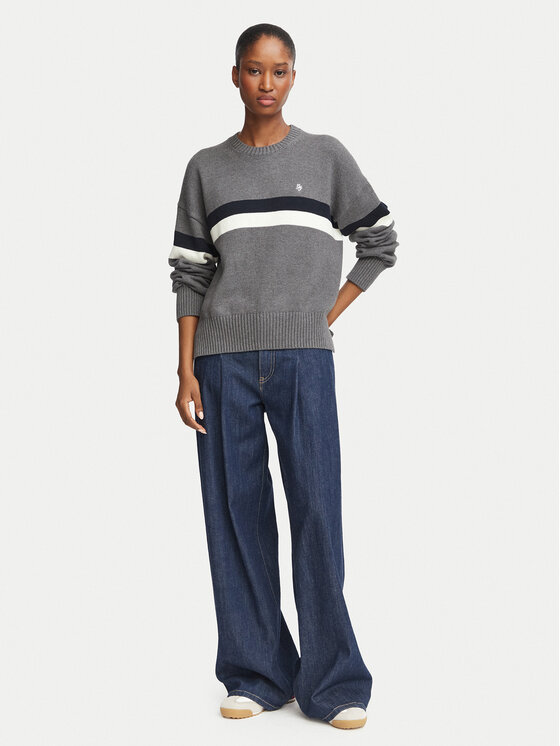 Guess Jeans Guess Jeans Пуловер W6BR08 Z1251 Тъмносив Regular Fit
