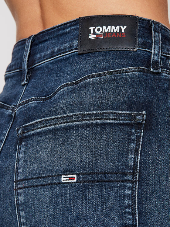 Tommy Jeans Tommy Jeans Spódnica jeansowa DW0DW09173 Granatowy Regular Fit