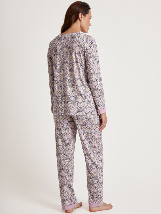 Calida Calida Piżama 41655 Fioletowy Comfortable Fit