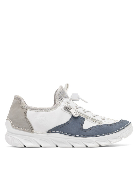Rieker Rieker Sneakersy 55064-80 Bílá
