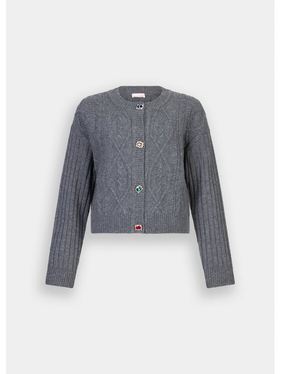 Liu Jo Liu Jo Cardigan MF5423MS04002050 Grigio Regular Fit