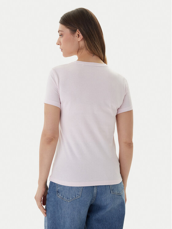 Guess Guess T-Shirt W1YI1B I3Z14 Różowy Regular Fit