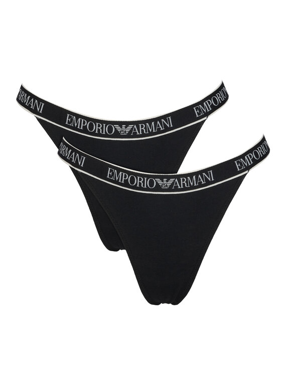 Emporio Armani Underwear Emporio Armani Underwear Stringu komplekts EW000405 AF19026 MC005 Melns