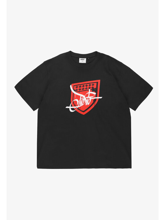 PROSTO. PROSTO. T-Shirt Damage Target Czarny Oversize