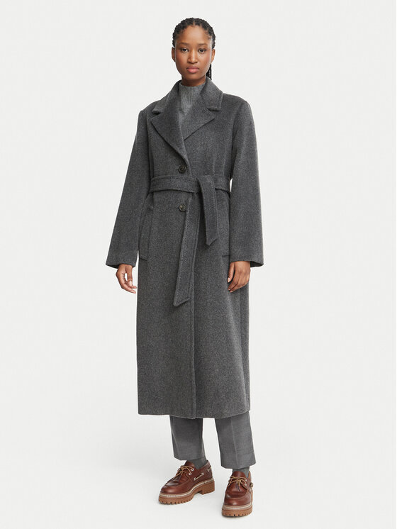 Weekend Max Mara Weekend Max Mara Вълнено палто Bronte 2625016112 Сив Regular Fit