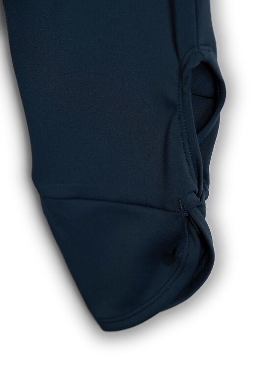4F 4F Legginsy LUMINOUS FLIGHT Granatowy Slim Fit
