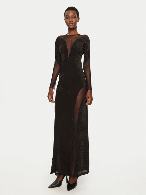 Haveone Haveone Abendkleid AMA-M105 Schwarz Slim Fit