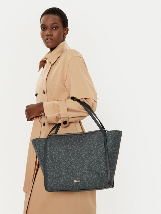 TOUS TOUS Handtasche Kaos Mini Lines 2002183748 Grau