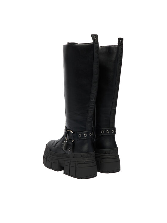 Buffalo Buffalo Zimske čizme Gospher Biker Hi 1270131 Crna
