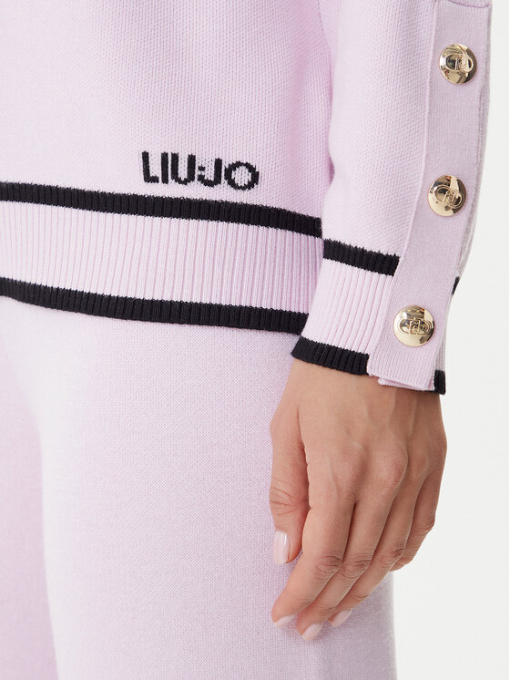 Liu Jo Sport Liu Jo Sport Džemperis TF5229 MS59L Rozā Regular Fit