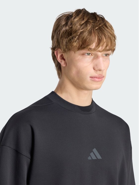 adidas adidas Bluza 165198 Czarny Loose Fit