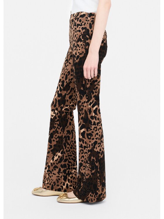 Liu Jo Liu Jo Pantaloni di tessuto TF5127JS182M9701 Marrone Slim Fit