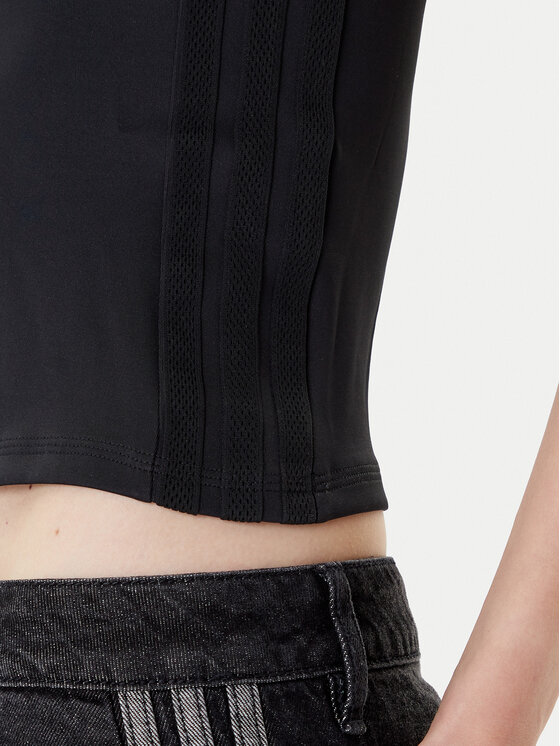 adidas adidas Τοπ Seasonal Essentials 3-Stripes JM1908 Μαύρο Slim Fit