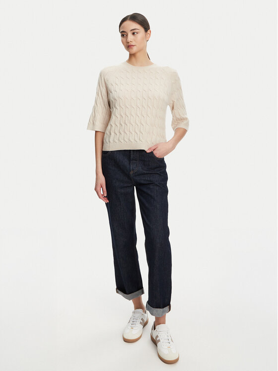 Marella Marella Jeans hlače Tomboy 2523186074 Mornarsko modra Loose Fit
