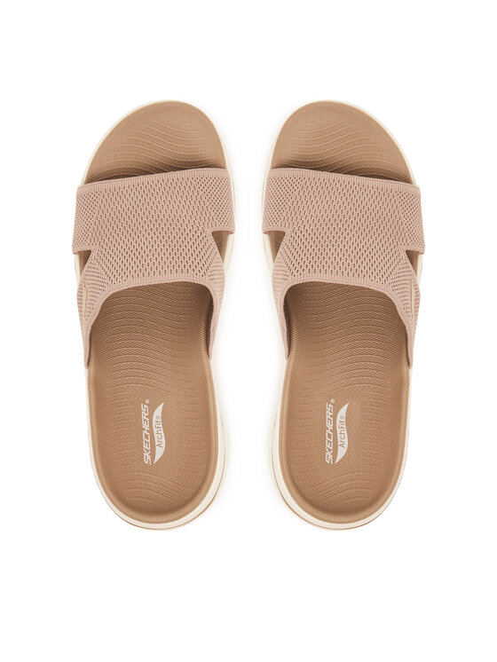 Skechers Skechers Šľapky Gowalk Arch Fit 2.0 - Dakota 140865/TAN Béžová
