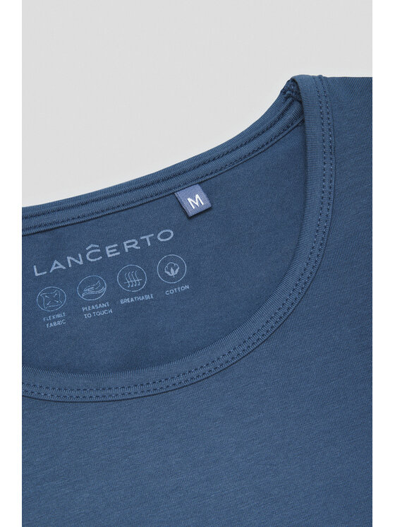 Lancerto Lancerto T-Shirt Calum TS073124000014 Niebieski Regular Fit