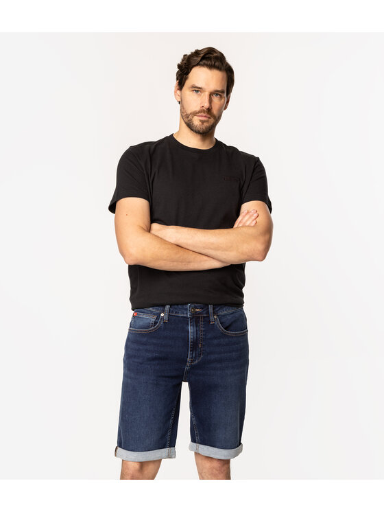 Lee Cooper Lee Cooper Bermudy JOG 1422 Niebieski Regular Fit