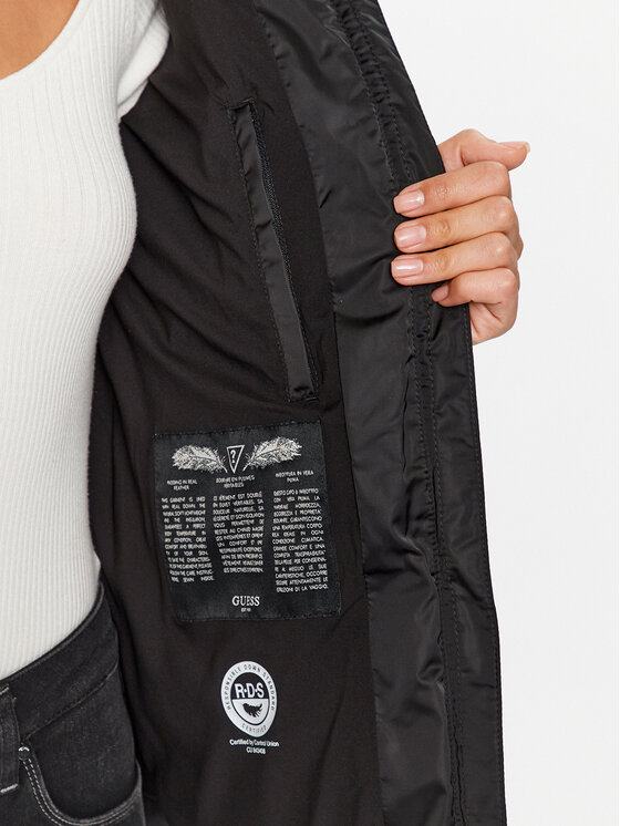 Guess Guess Giubbotto invernale Olga W3BL35 WEX52 Nero Regular Fit