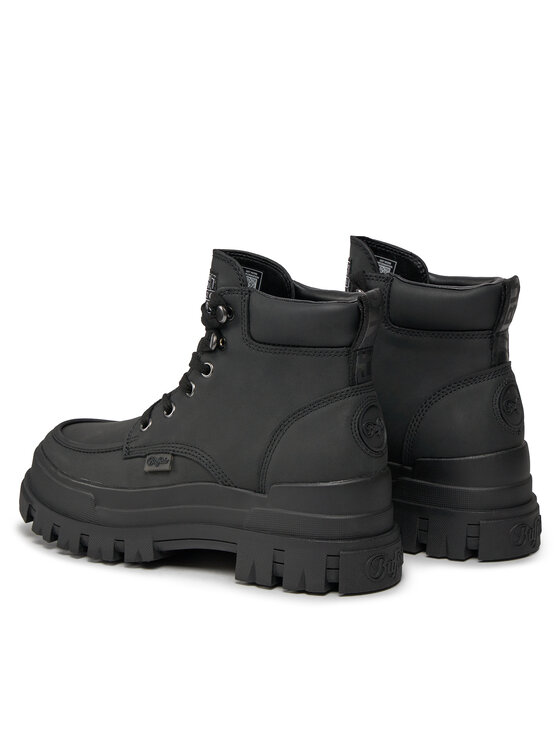 Buffalo Buffalo Schnürstiefeletten Aspha Desert 1622290 Schwarz
