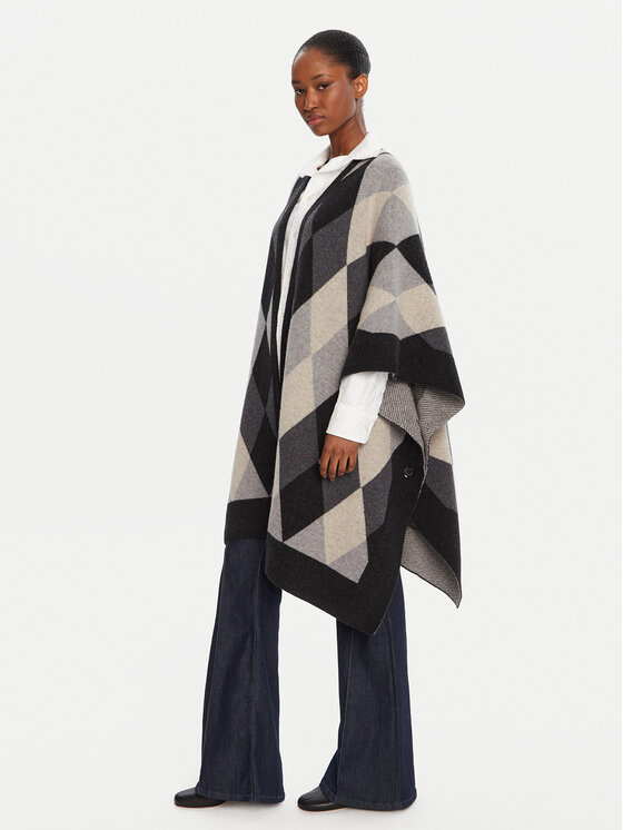 Barbour Barbour Poncho LKN1713MI11 Grau Relaxed Fit