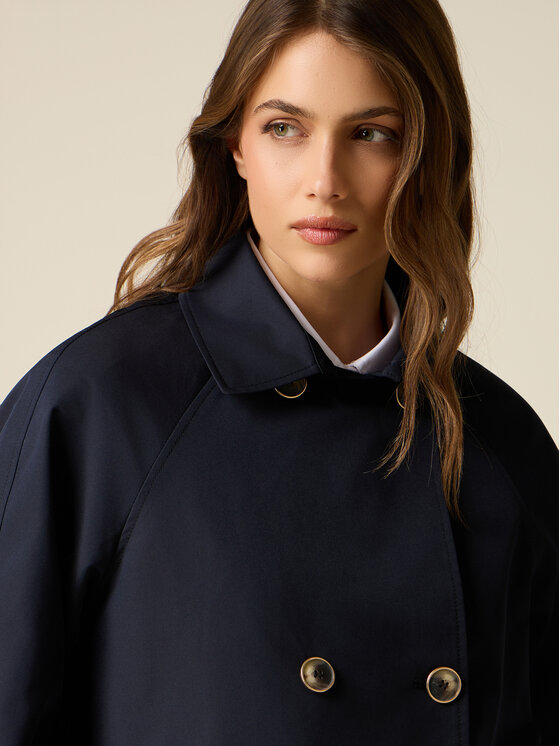Oltre Oltre Cappotto invernale 0007J000158N034 Blu Regular Fit