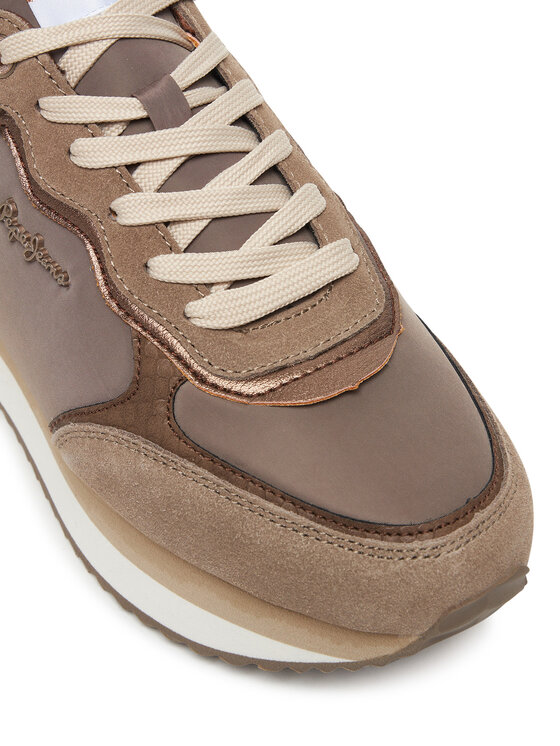 Pepe Jeans Pepe Jeans Снікерcи Rusper Glam W PLS600008 Коричневий
