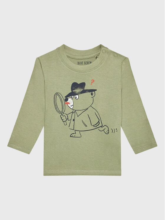 Blue Seven Blue Seven Блуза 977606 Зелен Regular Fit