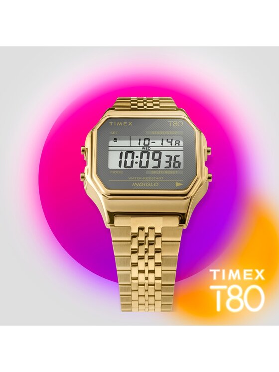 Timex Timex Zegarek 0194366127911 Złoty