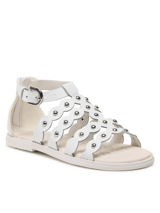 Geox Geox Σανδάλια J Sandal Karly Girl J3535D043BCC1000 S Λευκό