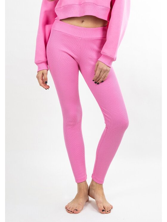 DKaren Sport DKaren Sport Legginsy LDK-K-B13 Różowy Classic Fit