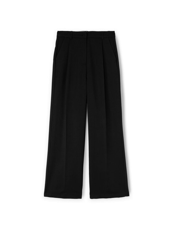 Motivi Motivi Pantaloni di tessuto P253Q003864N0Z3 Nero Over Fit