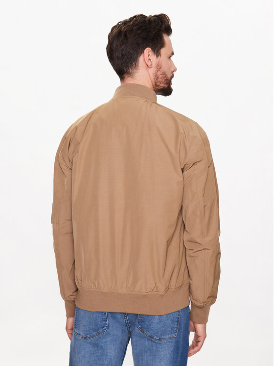 Lindbergh Lindbergh Kurtka bomber 30-321000 Brązowy Regular Fit