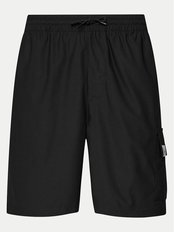 Calvin Klein Jeans Calvin Klein Jeans Szorty sportowe Tab J30J325701 Czarny Regular Fit