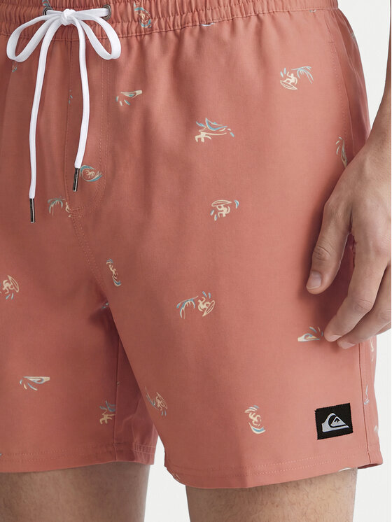Quiksilver Quiksilver Plavecké šortky Stretch Printed Volley 16 EQYJV04217 Ružová Regular Fit
