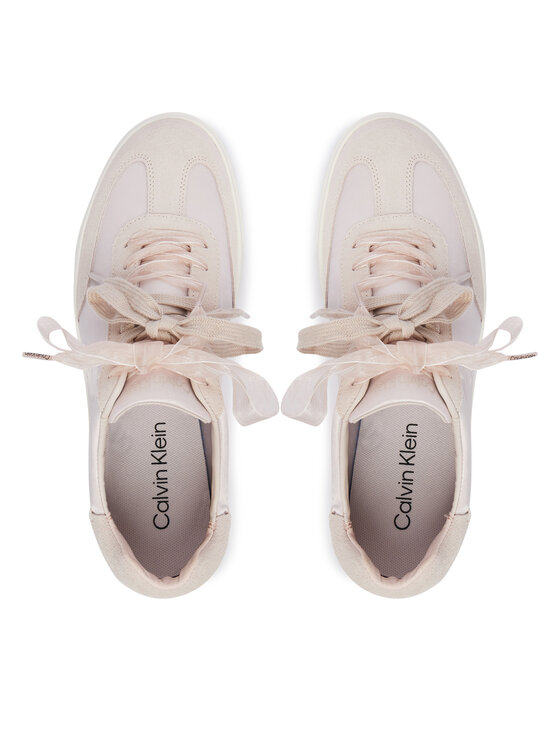 Calvin Klein Calvin Klein Sneakers Low Pro Cupsole Wt Satin Mix HW0HW03288 Hellrosa