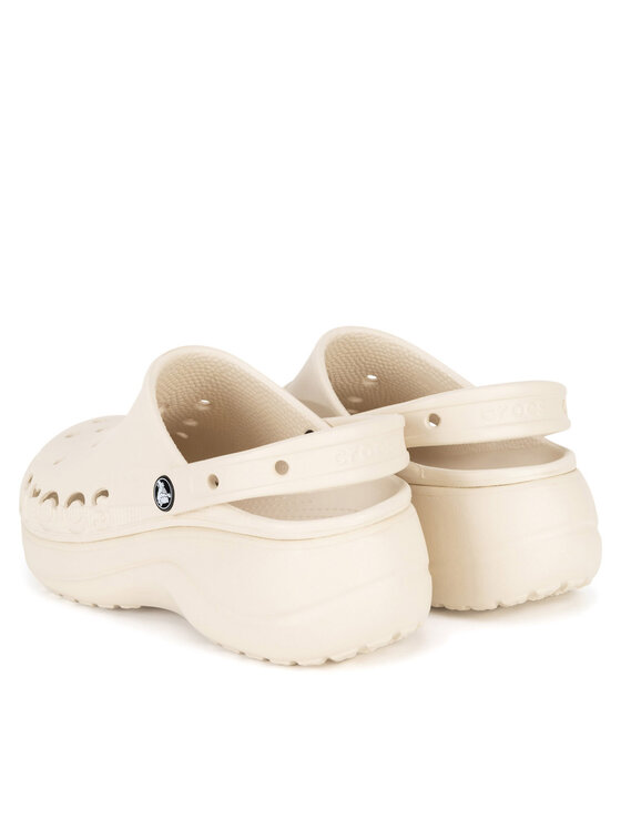 Crocs Crocs Iešļūcenes BAYA PLATFORM CLOG 208186-11S Bēšs