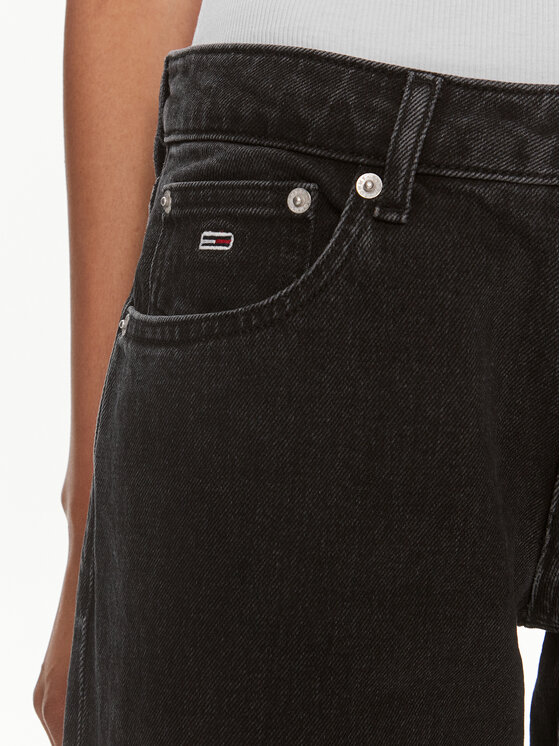 Tommy Jeans Tommy Jeans Blugi Sophie Lw Str Cg4181 DW0DW17180 Negru Straight Fit