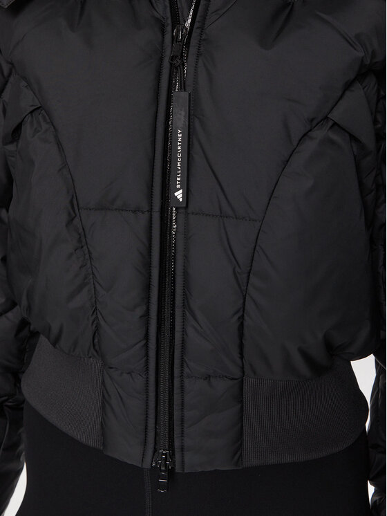 adidas by Stella McCartney adidas by Stella McCartney Μπουφάν χειμωνιάτικο JW2027 Μαύρο Loose Fit