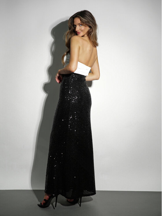 LilaLou LilaLou Puzdrová sukňa Aurora Čierna Slim Fit